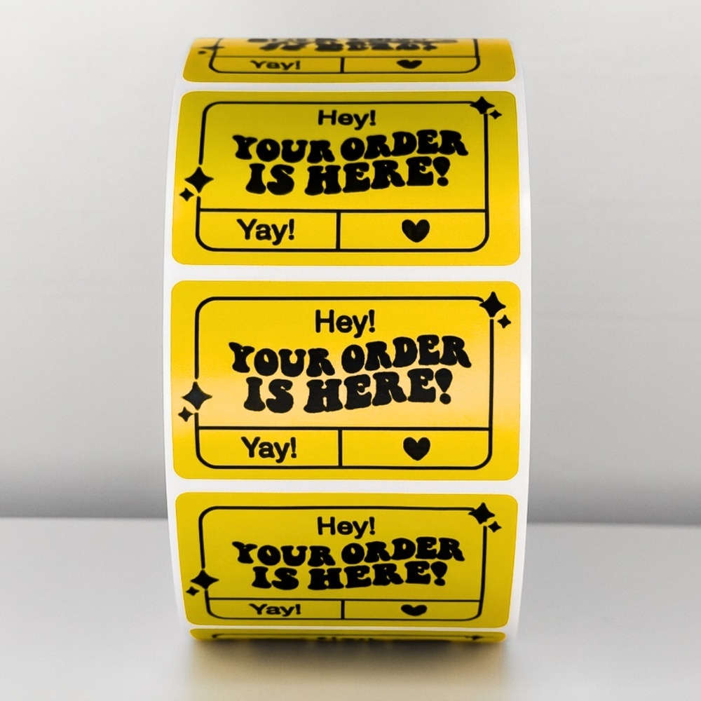"Your Order Is Here!" Mailer Stickers | Shipping Essentials| THANK YOU STICKERS - Picture 8 of 11